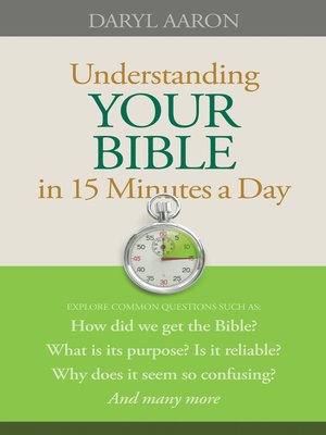 cover image of Understanding Your Bible in 15 Minutes a Day